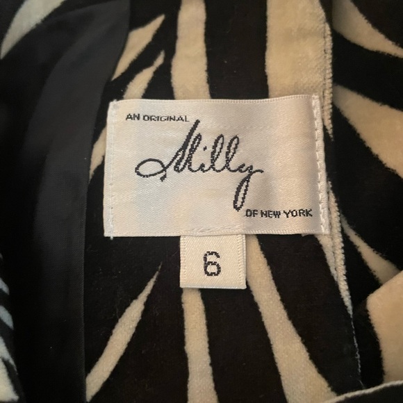 Milly size 6 zebra print sleeveless dress - Picture 3 of 11